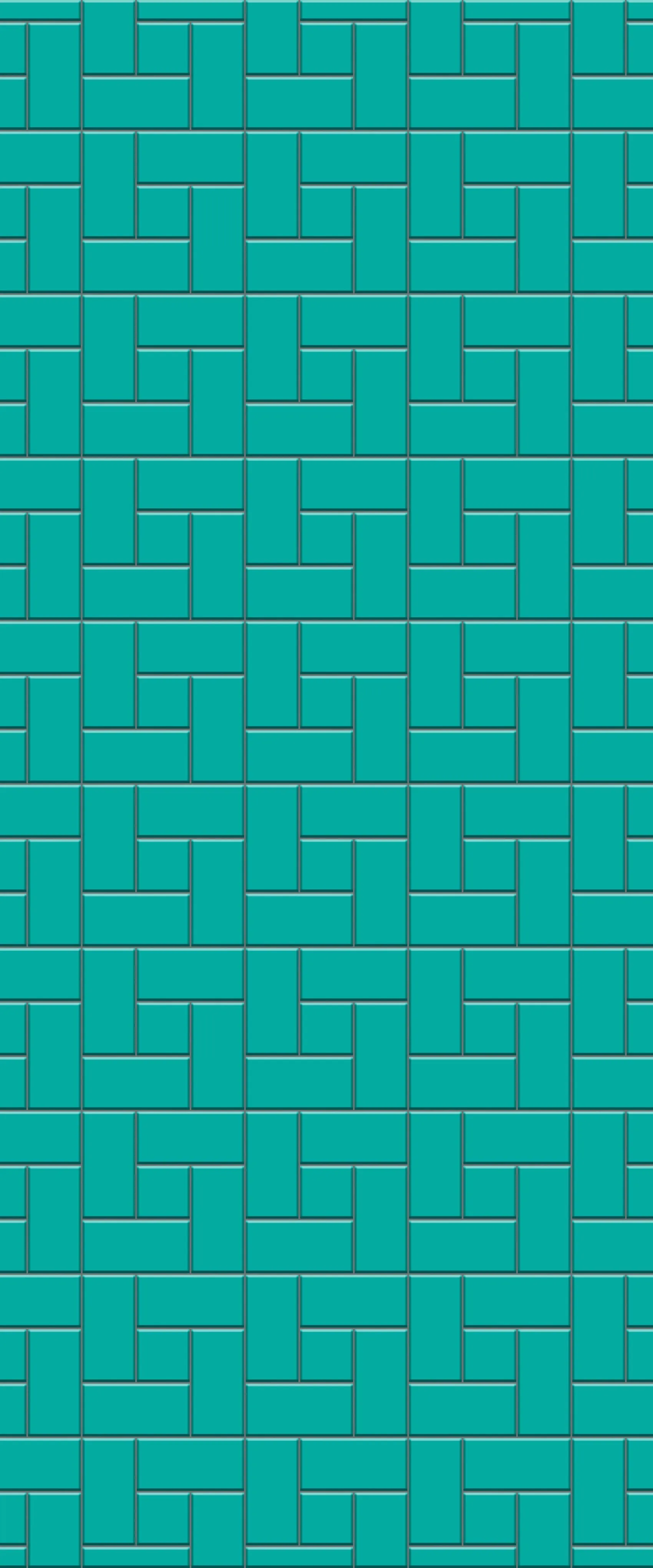 Blue Windmill Tile Acrylic Shower Wall Panel 2440mm x 1220mm (3mm Thick)