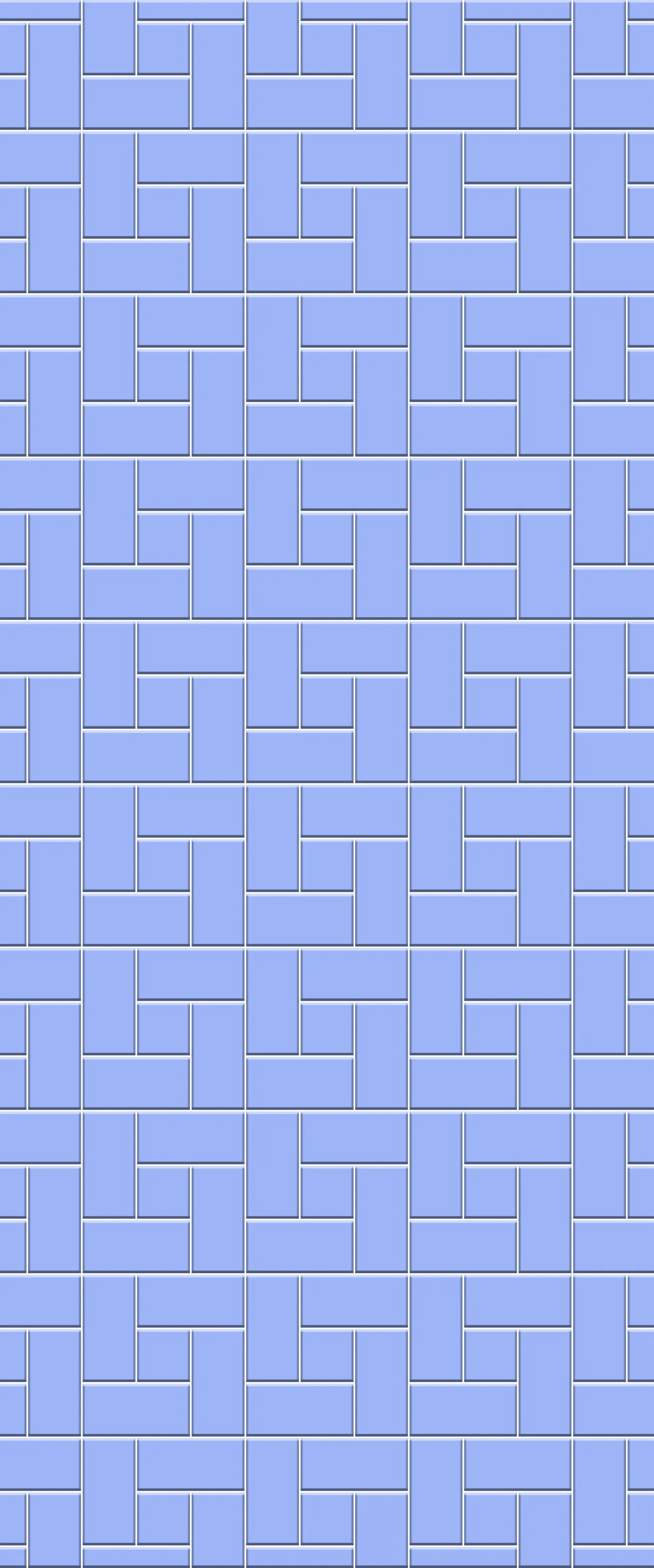 Blue Windmill Tile Acrylic Shower Wall Panel 2440mm x 1220mm (3mm Thick)