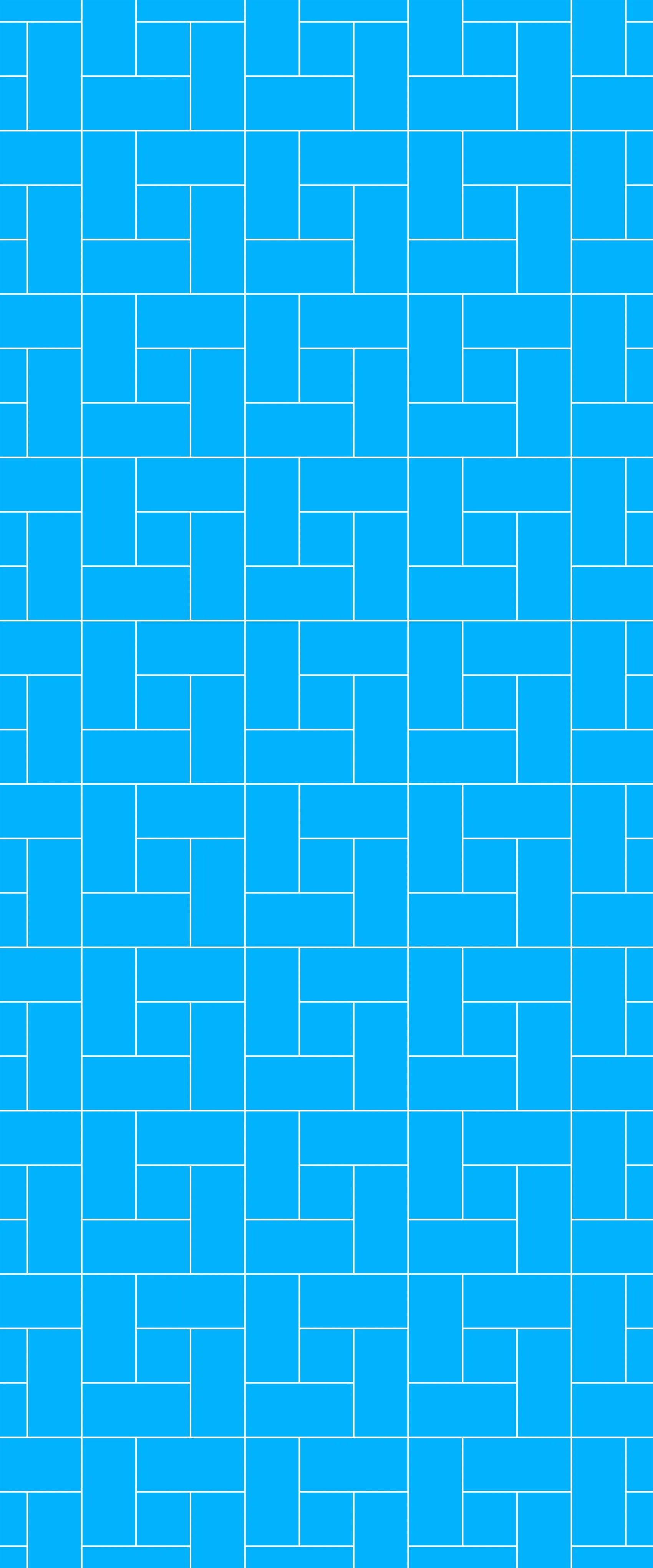 Blue Windmill Tile Acrylic Shower Wall Panel 2440mm x 1220mm (3mm Thick)