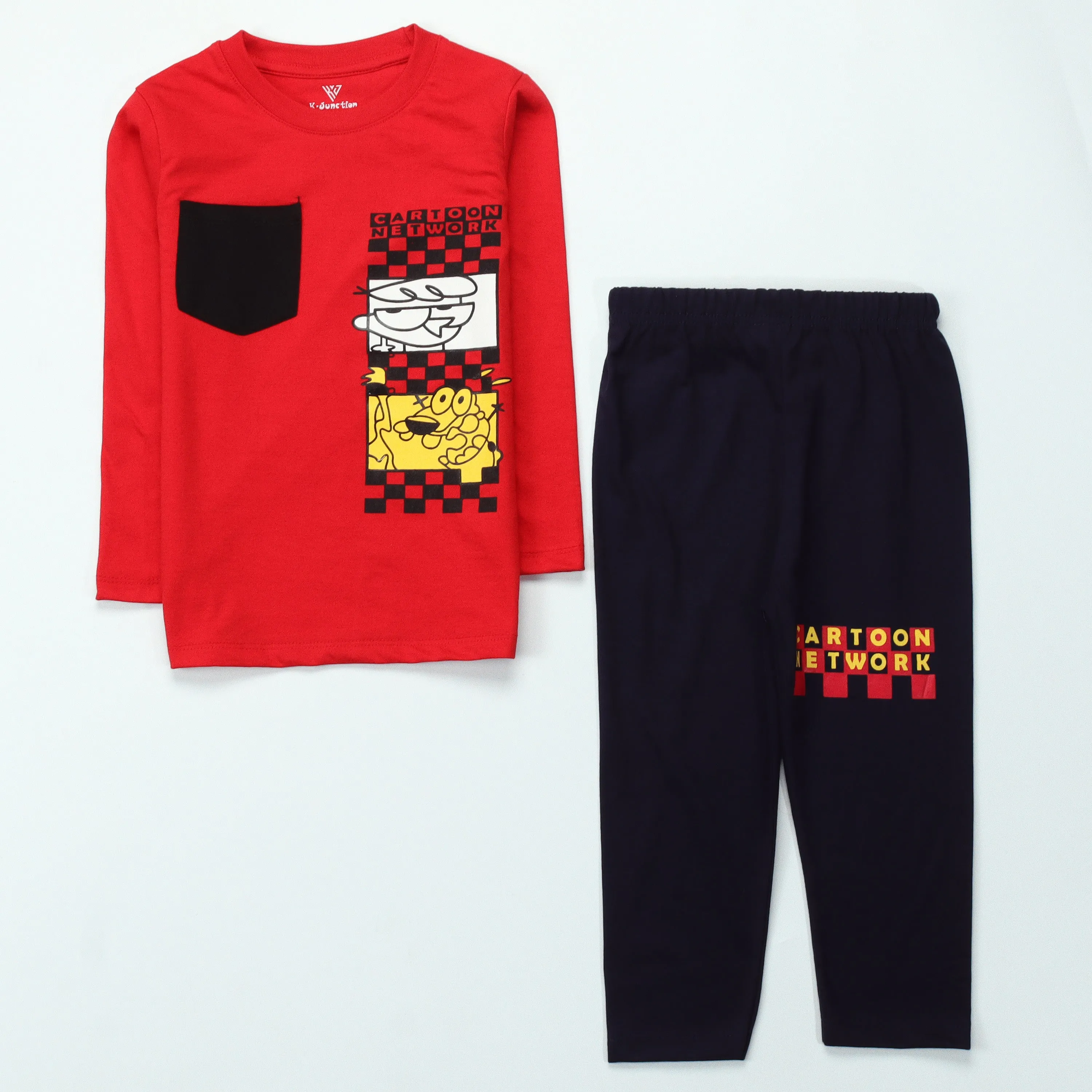 Boys Printed Full Sleeve Suit (Cartoon)