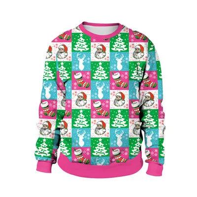 Brilliant 3 D Unisex Ugly Christmas Sweater