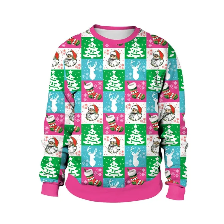 Brilliant 3 D Unisex Ugly Christmas Sweater
