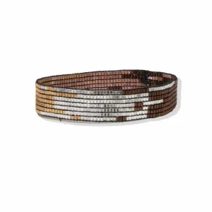 Bronze Ombre Small Luxe Stretch Bracelet