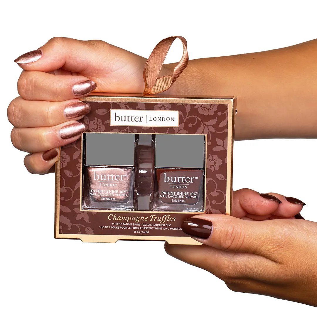 butter LONDON - 2-Piece Mini Patent Shine 10X Nail Lacquer Set