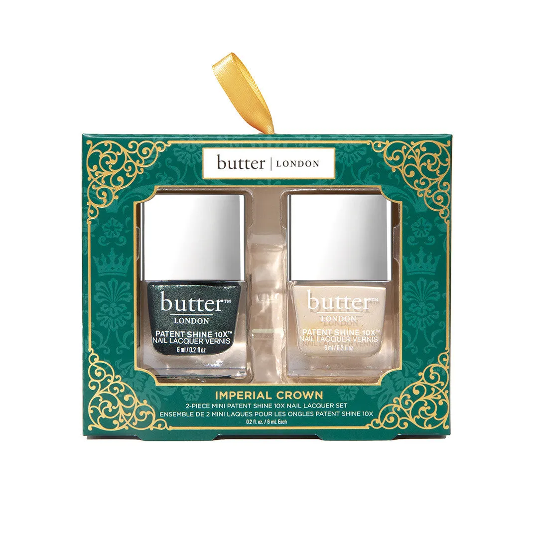 butter LONDON - 2-Piece Mini Patent Shine 10X Nail Lacquer Set