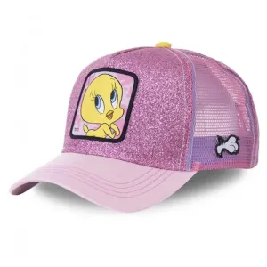 Casquette Motarde Cartoon - Titi rose
