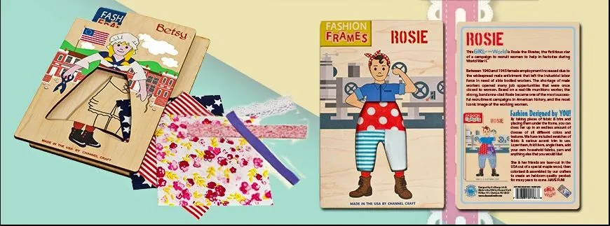 Channel Craft Fashion Frames - Women in History