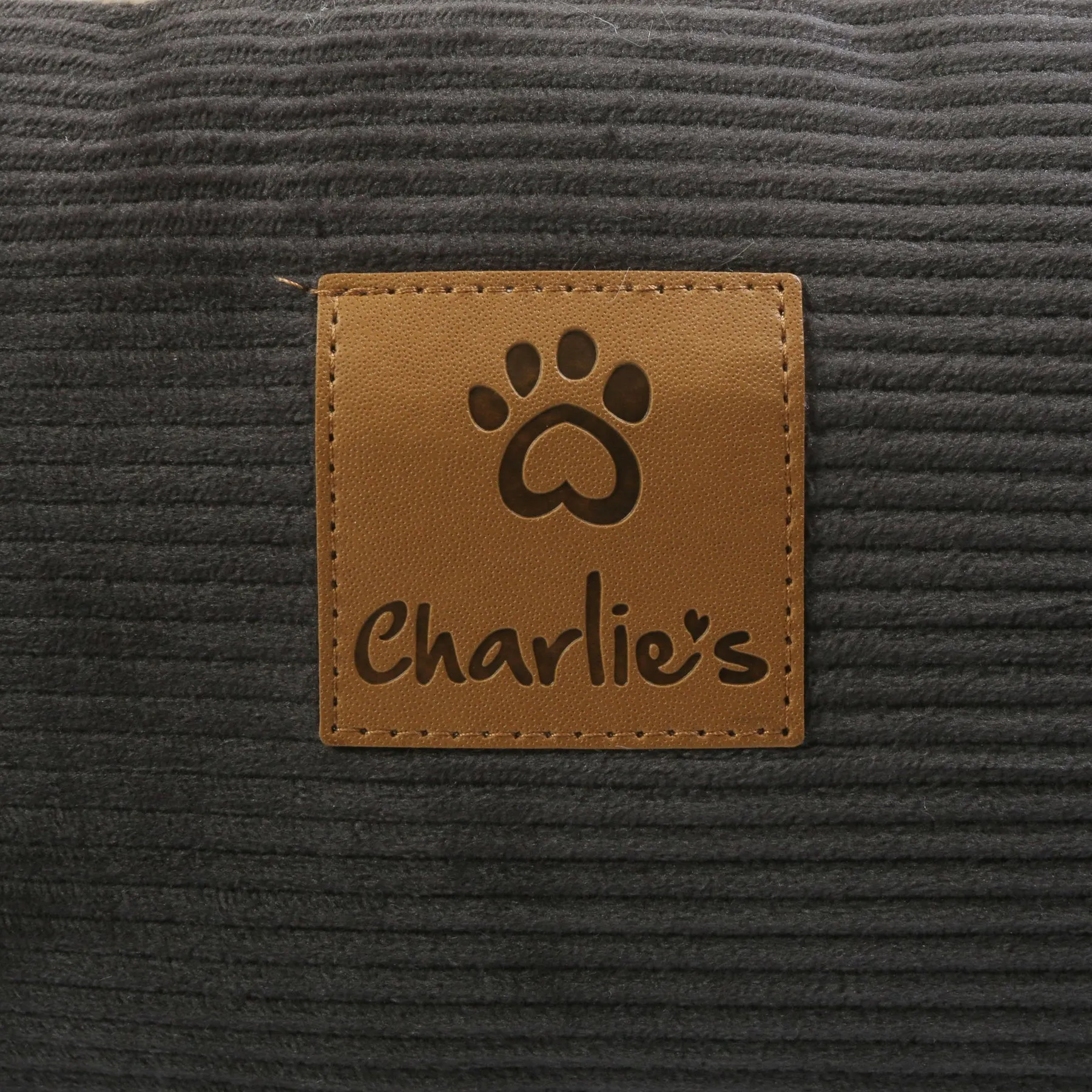 Charlie's Snookie Hooded Calming Dog Bed Charcoal Extra Large