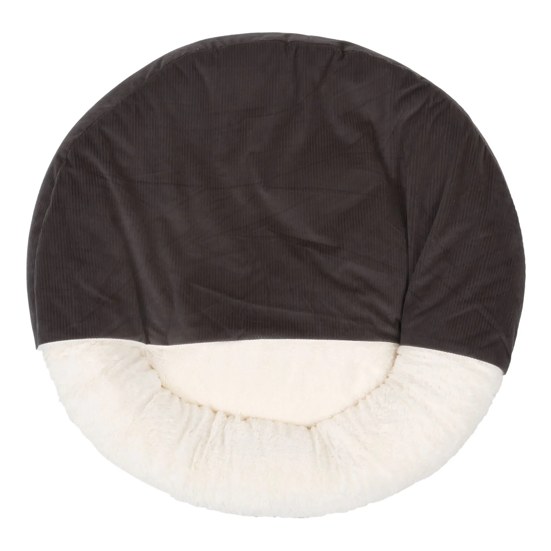 Charlie's Snookie Hooded Calming Dog Bed Charcoal Extra Large