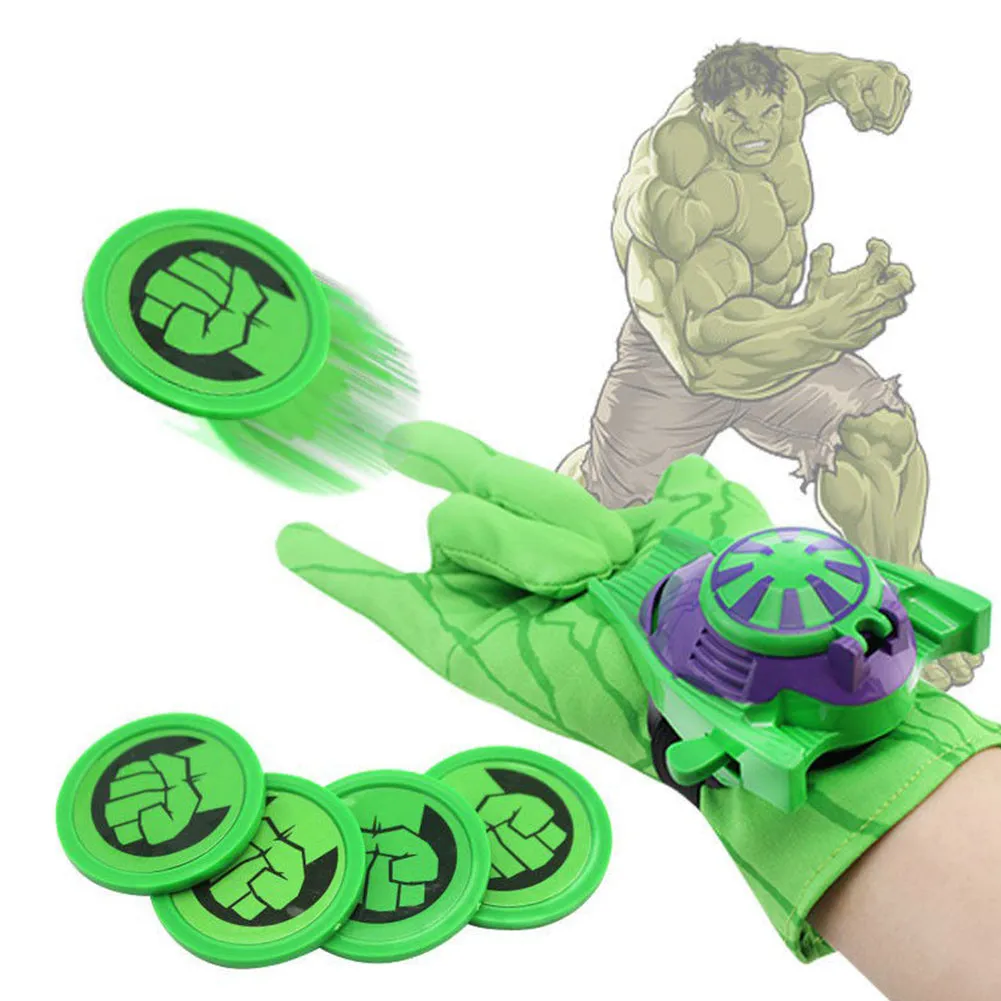 Children Cute Cartoon Movie Figure Gloves Toy Launcher Spiderman