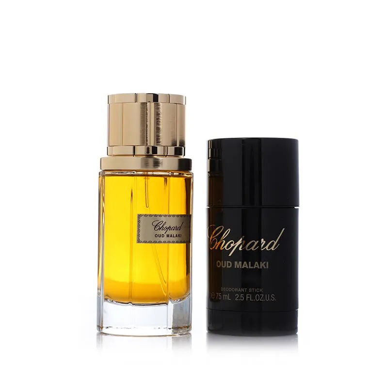 Chopard Men's Oud Malaki Eau De Parfum, 80 ml   Deodorant Stick, 75 ml Gift Set