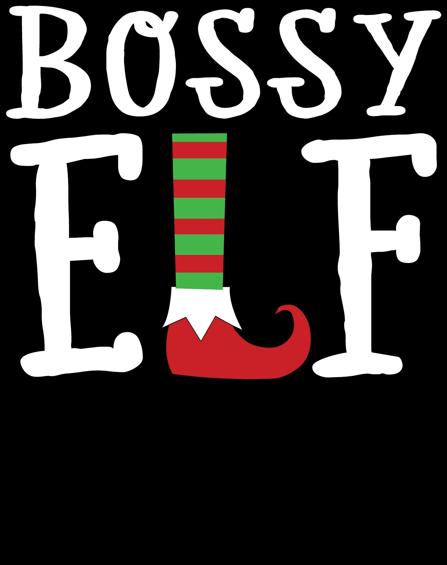 Christmas Elf Squad Bossy Meme Funny Cute Matching Family Men's T-Shirt