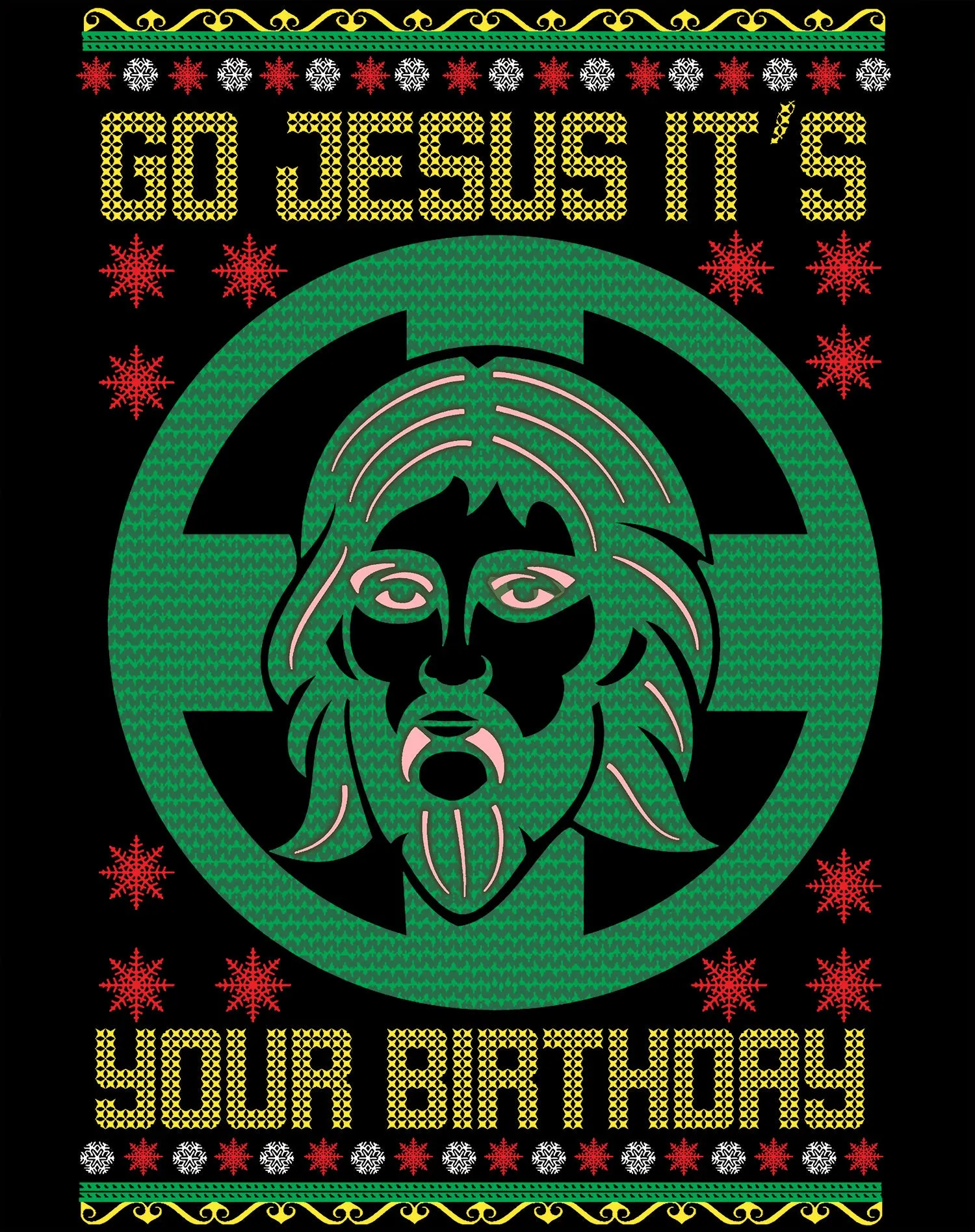 Christmas Go Jesus Its Your Birthday Meme Funny Ugly Xmas Women's T-Shirt