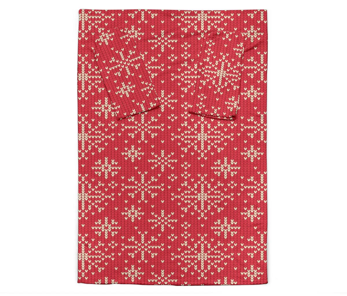 Christmas Snowflake Adult Sleeve Blanket