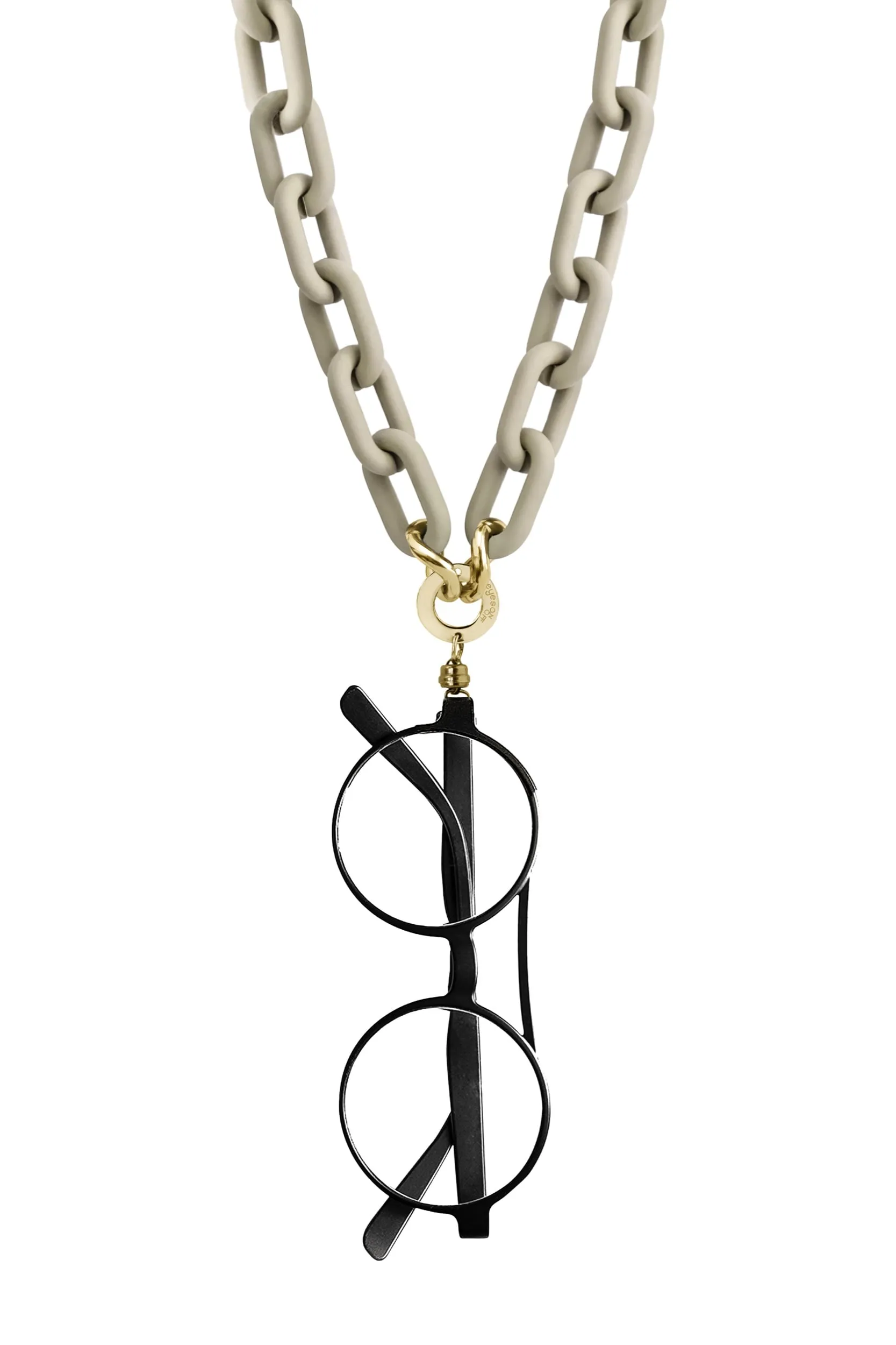 Collana per Occhiali Jelly con Magnete Caramello