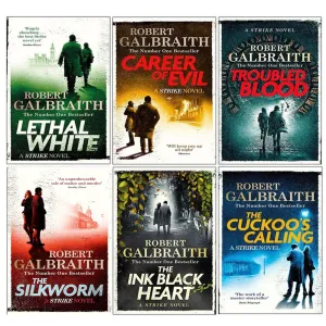 Cormoran Strike Series 1-6 Books Collection Set By Robert Galbraith