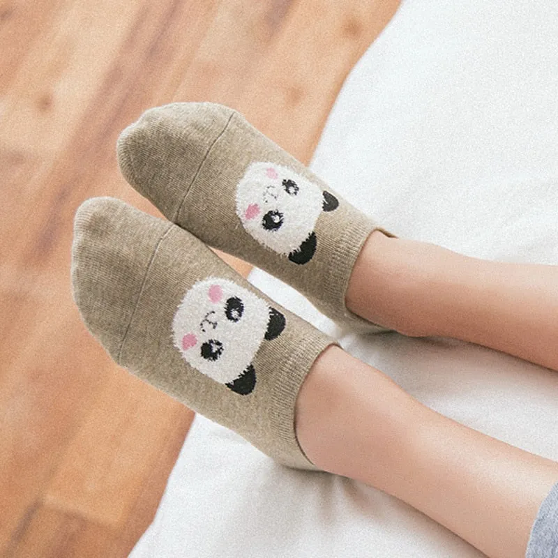 Cotton cartoon animals Socks - 5 Pairs