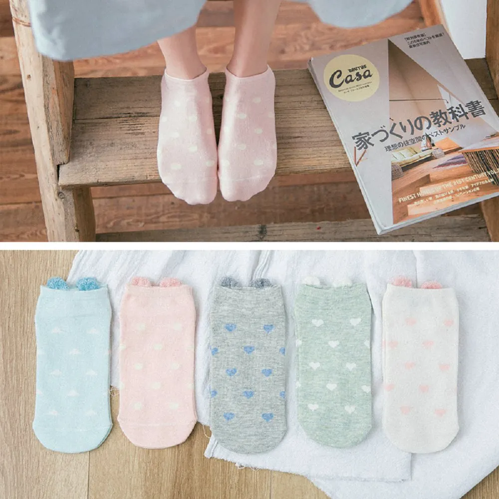 Cotton cartoon animals Socks - 5 Pairs