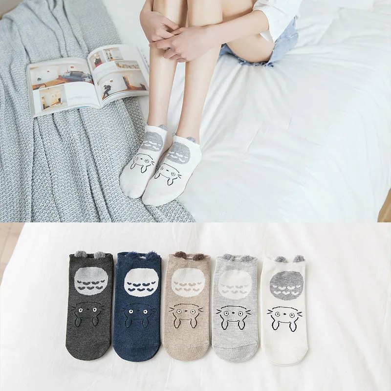Cotton cartoon animals Socks - 5 Pairs