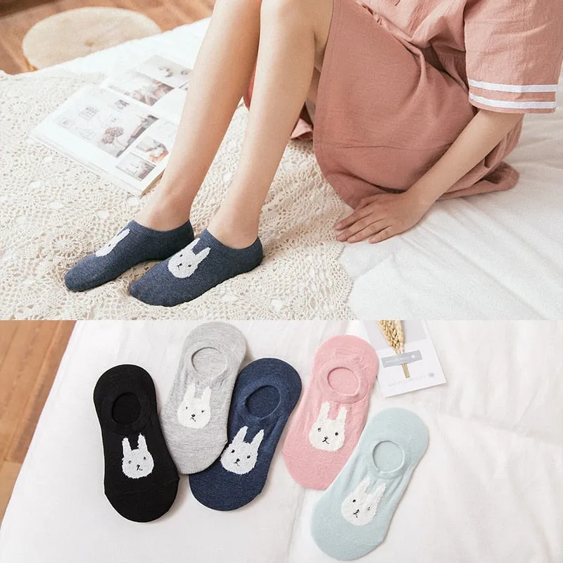 Cotton cartoon animals Socks - 5 Pairs