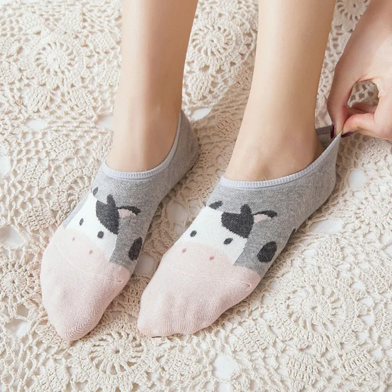 Cotton cartoon animals Socks - 5 Pairs