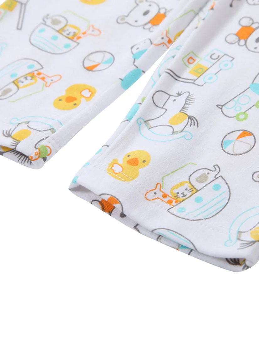 Cotton Made 6 Piece Newborn Onesie with Pants