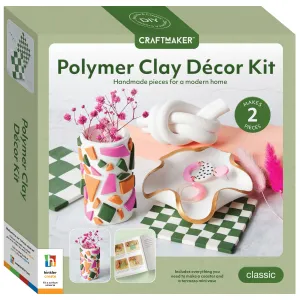 Craft Maker Polymer Clay Home DÃ©cor Kit