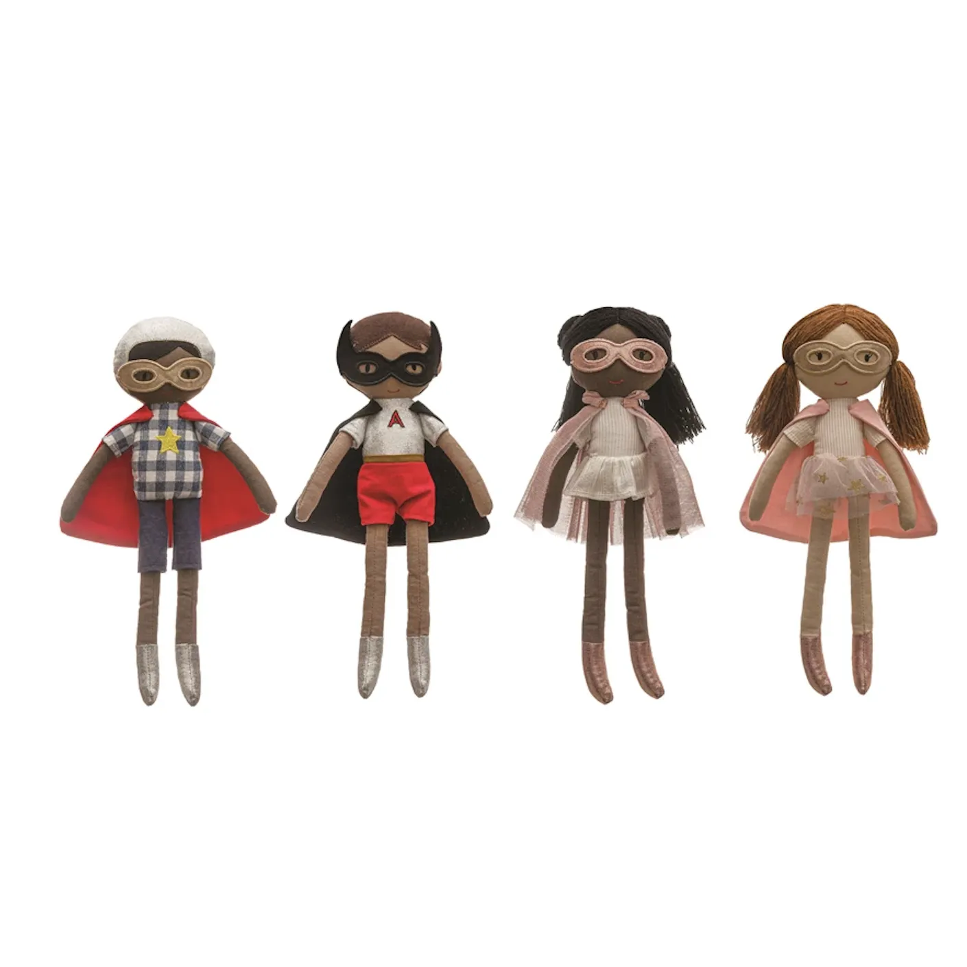 Creative Co-Op Cotton Super Hero Doll - Assorted Styles
