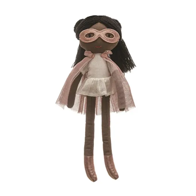 Creative Co-Op Cotton Super Hero Doll - Assorted Styles