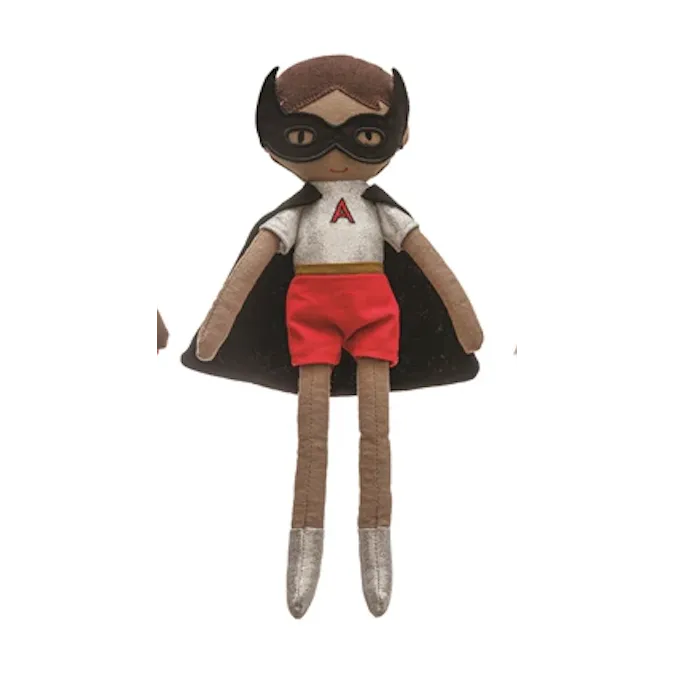 Creative Co-Op Cotton Super Hero Doll - Assorted Styles