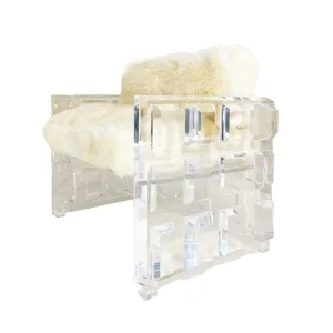 Cubed Crazy Lucite Chair