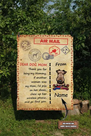 Custom 3D Fleece Blanket-Dear dog mom-Personalized Gifts For Dog Lovers-HTV