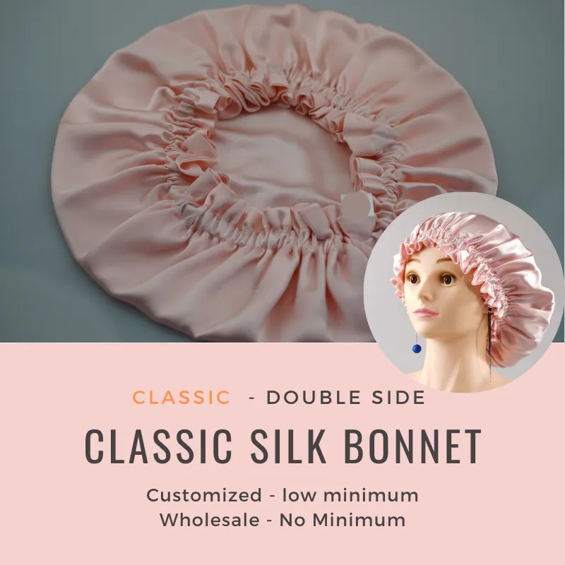 Custom Wholesale Silk Bonnet Double Side - Classic