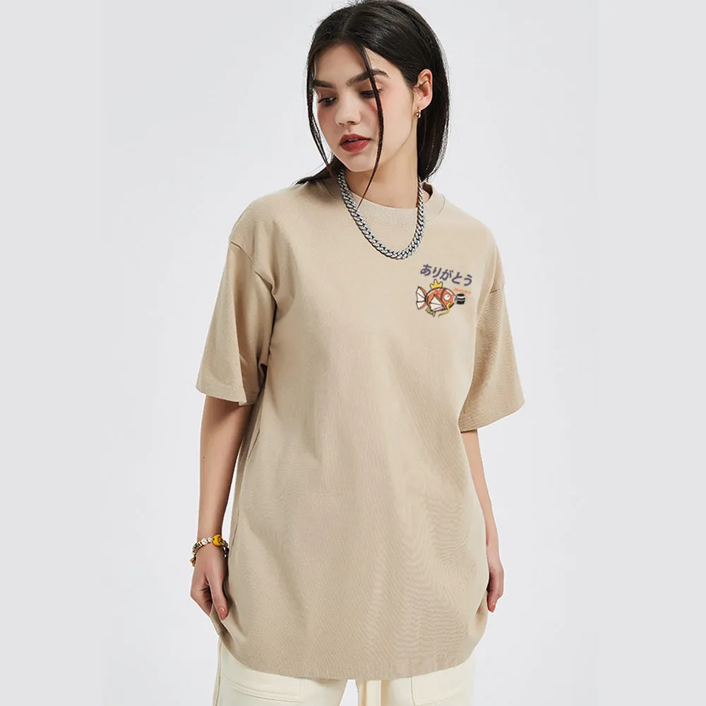 Cute Cartoon Fish Graphic T-Shirt