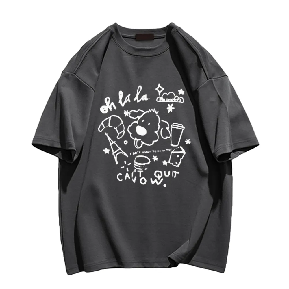 Cute Cartoon Print T-Shirt