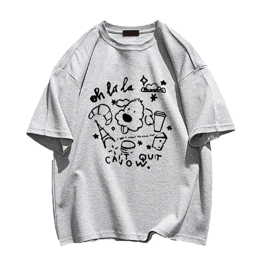 Cute Cartoon Print T-Shirt