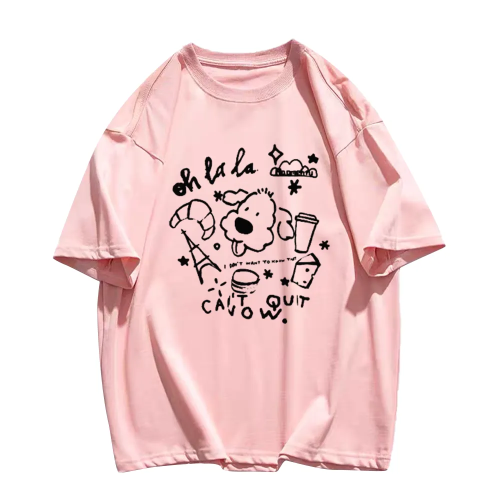Cute Cartoon Print T-Shirt