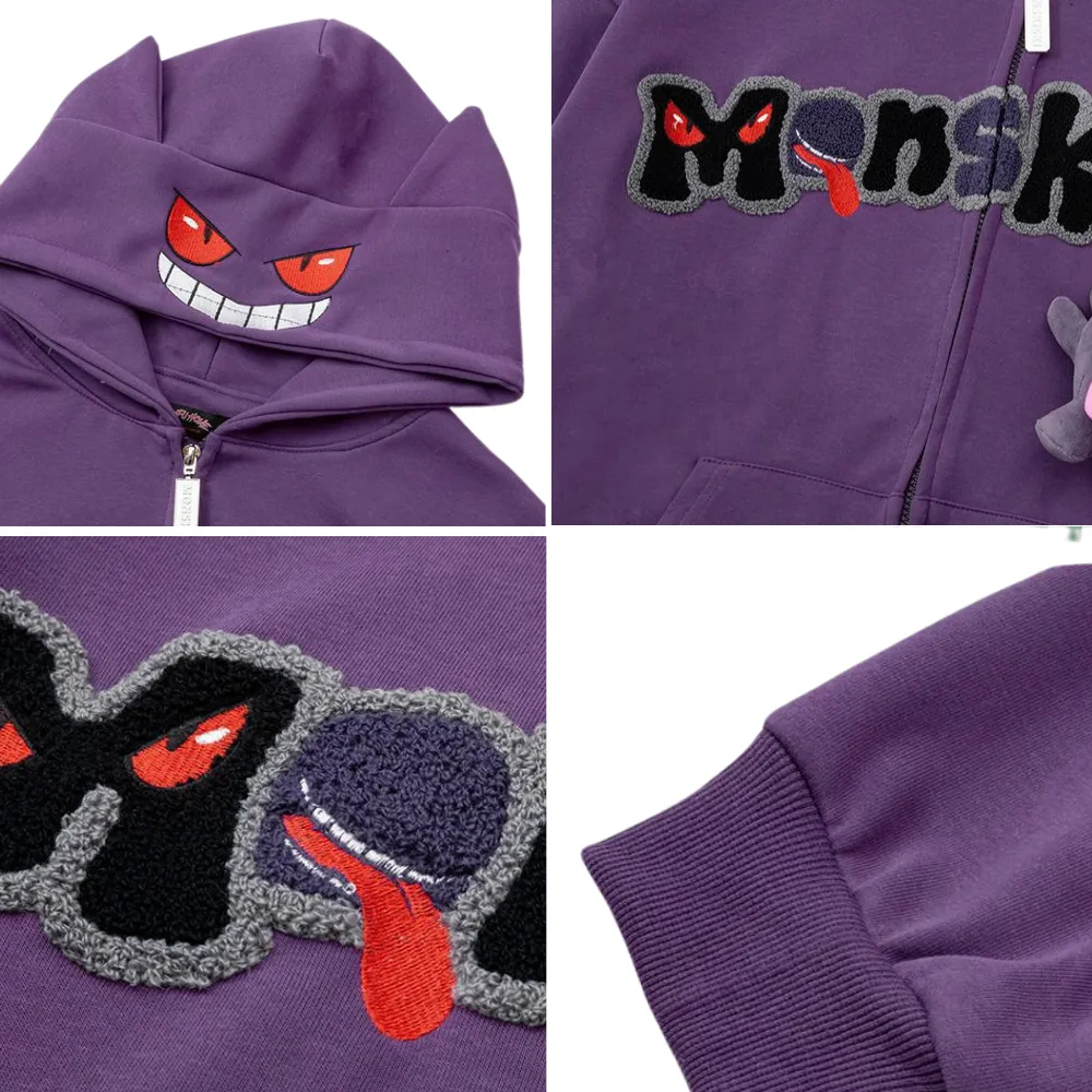 Cute Ghost Detachable Doll Hoodie