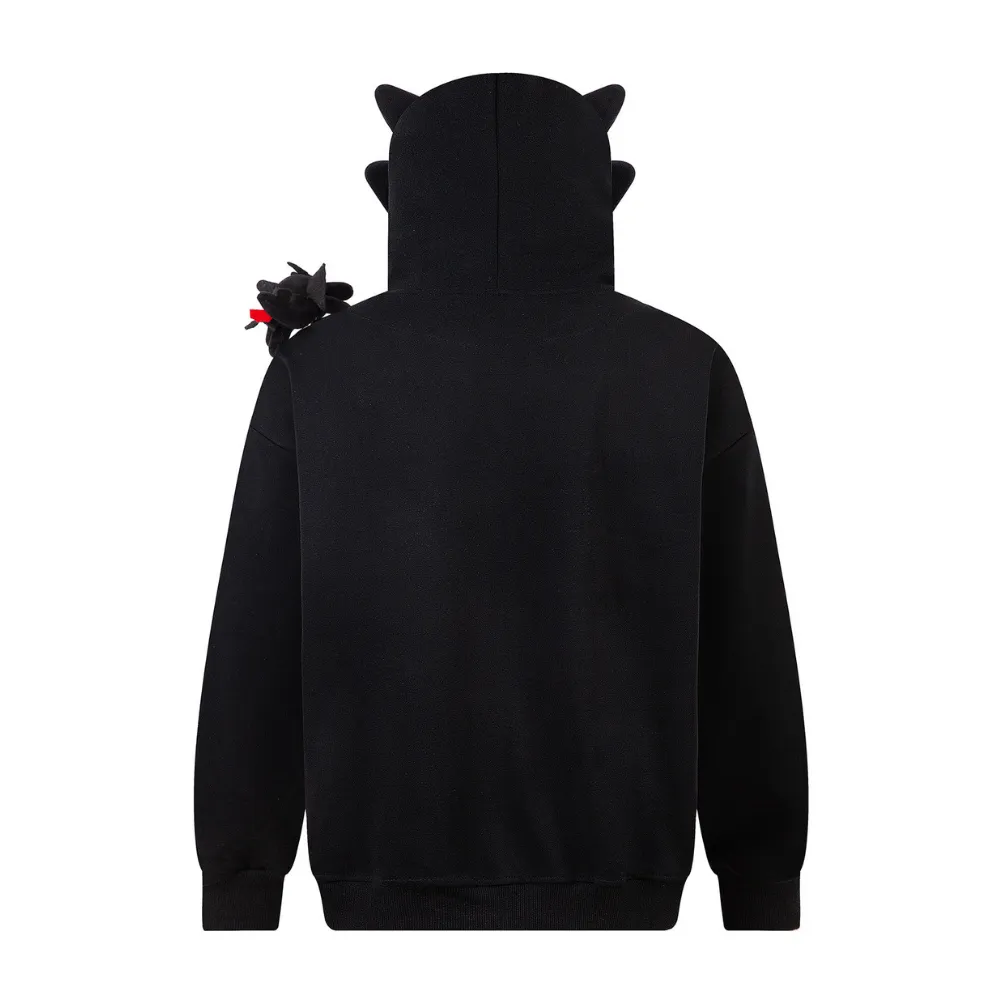 Cute Ghost Detachable Doll Hoodie