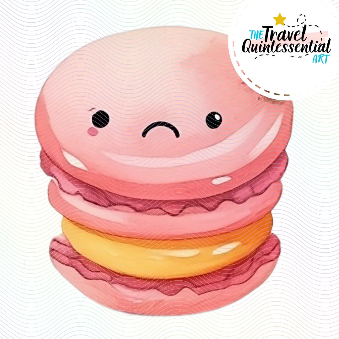 Cute Macarons Digital Art SETMA001