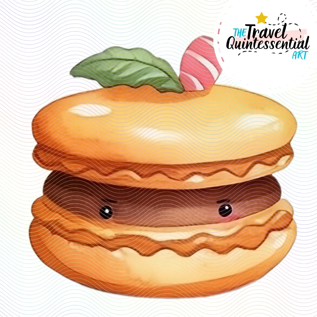 Cute Macarons Digital Art SETMA001
