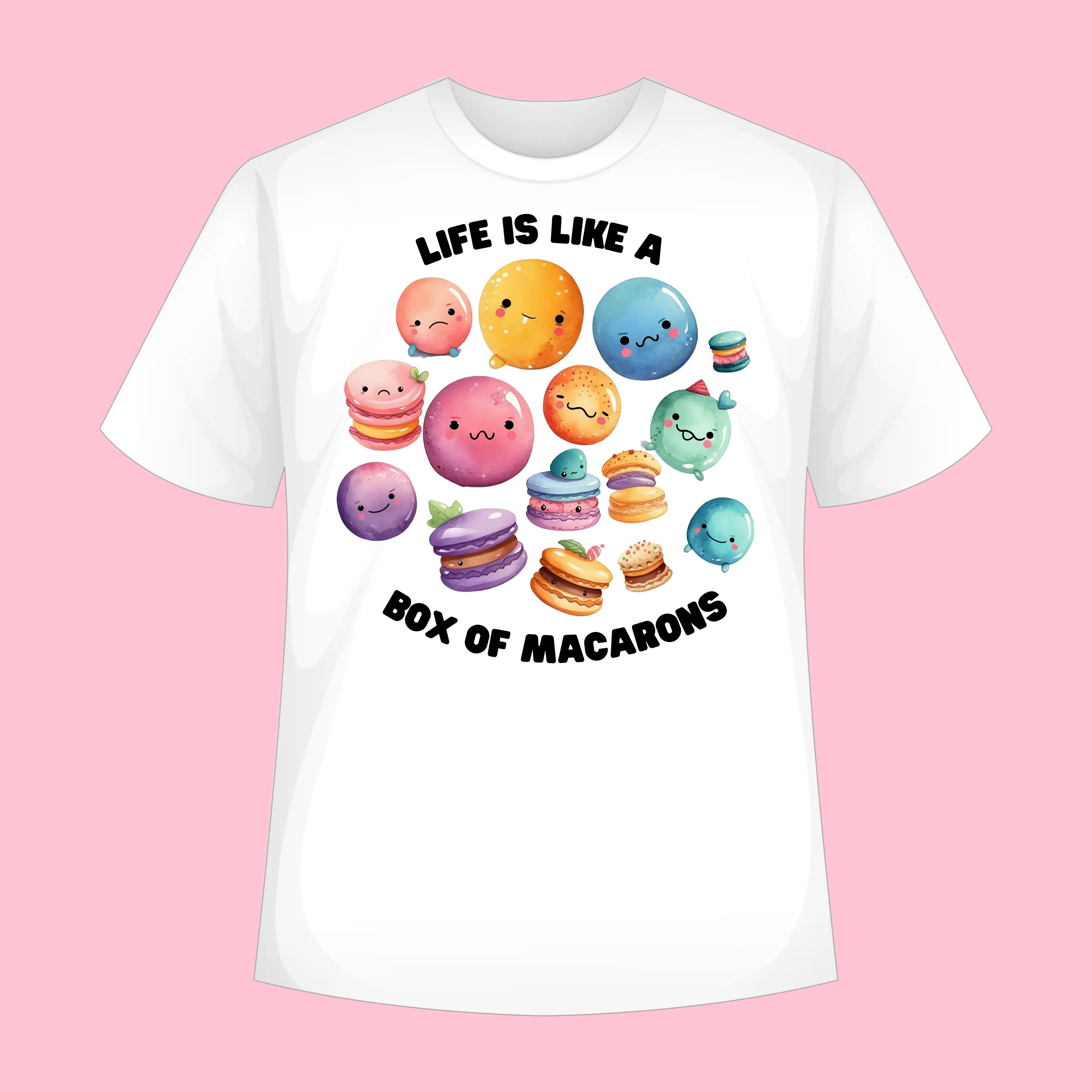 Cute Macarons Digital Art SETMA001