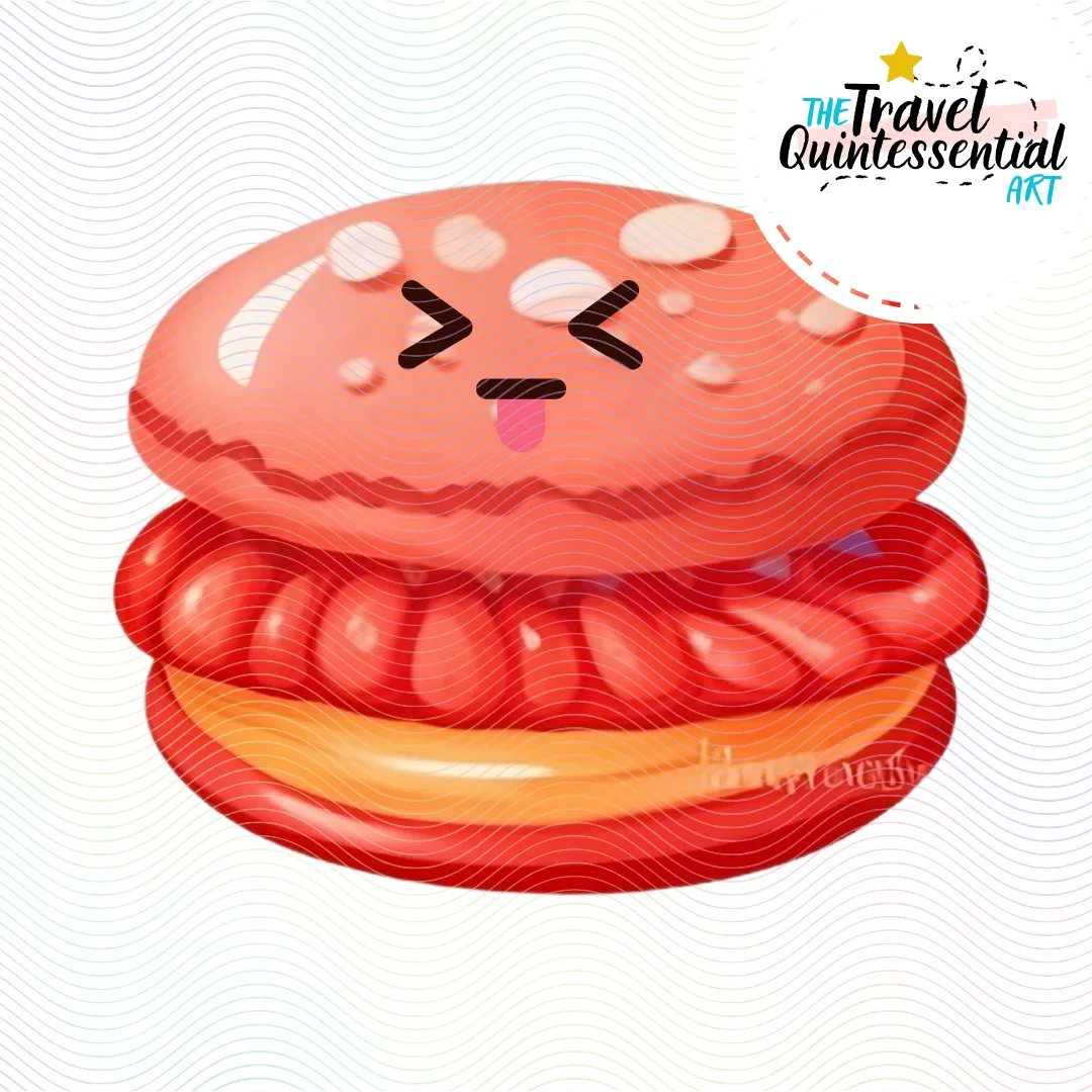Cute Macarons Digital Art SETMA002