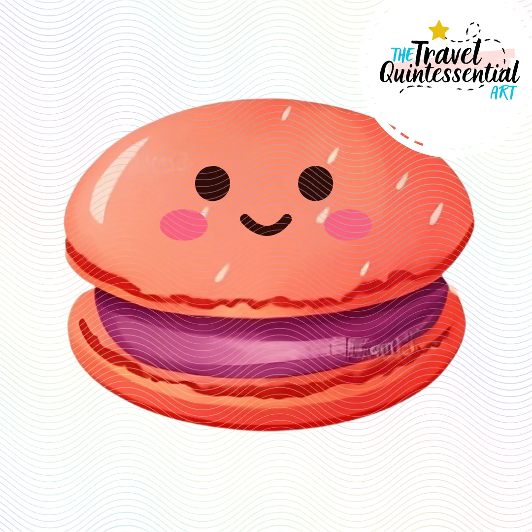 Cute Macarons Digital Art SETMA002