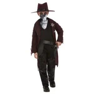 Deluxe Dark Spirit Western Cowboy Costume, Boy