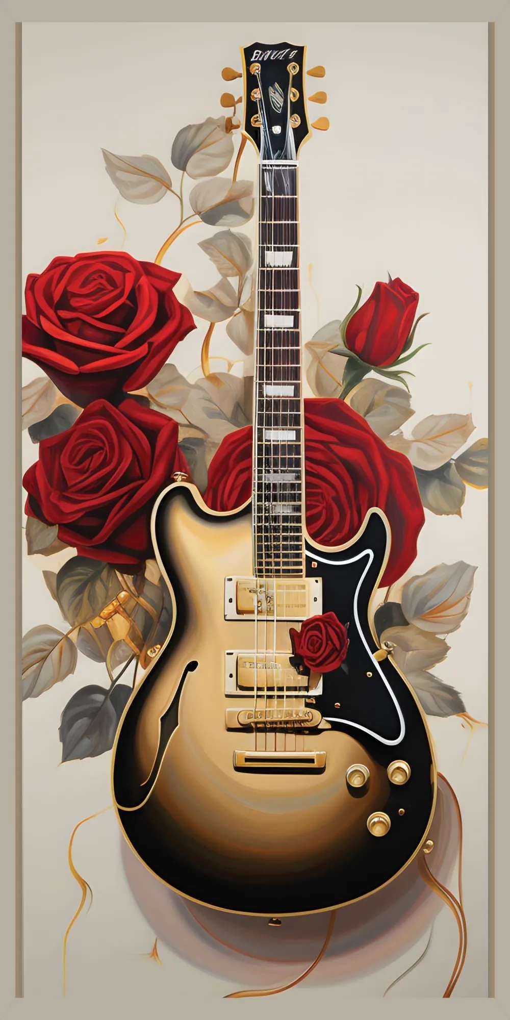 Deluxe Guitar Acrylic Wall Panels Home Decor Wall Panels 2440mmm x 1220mm