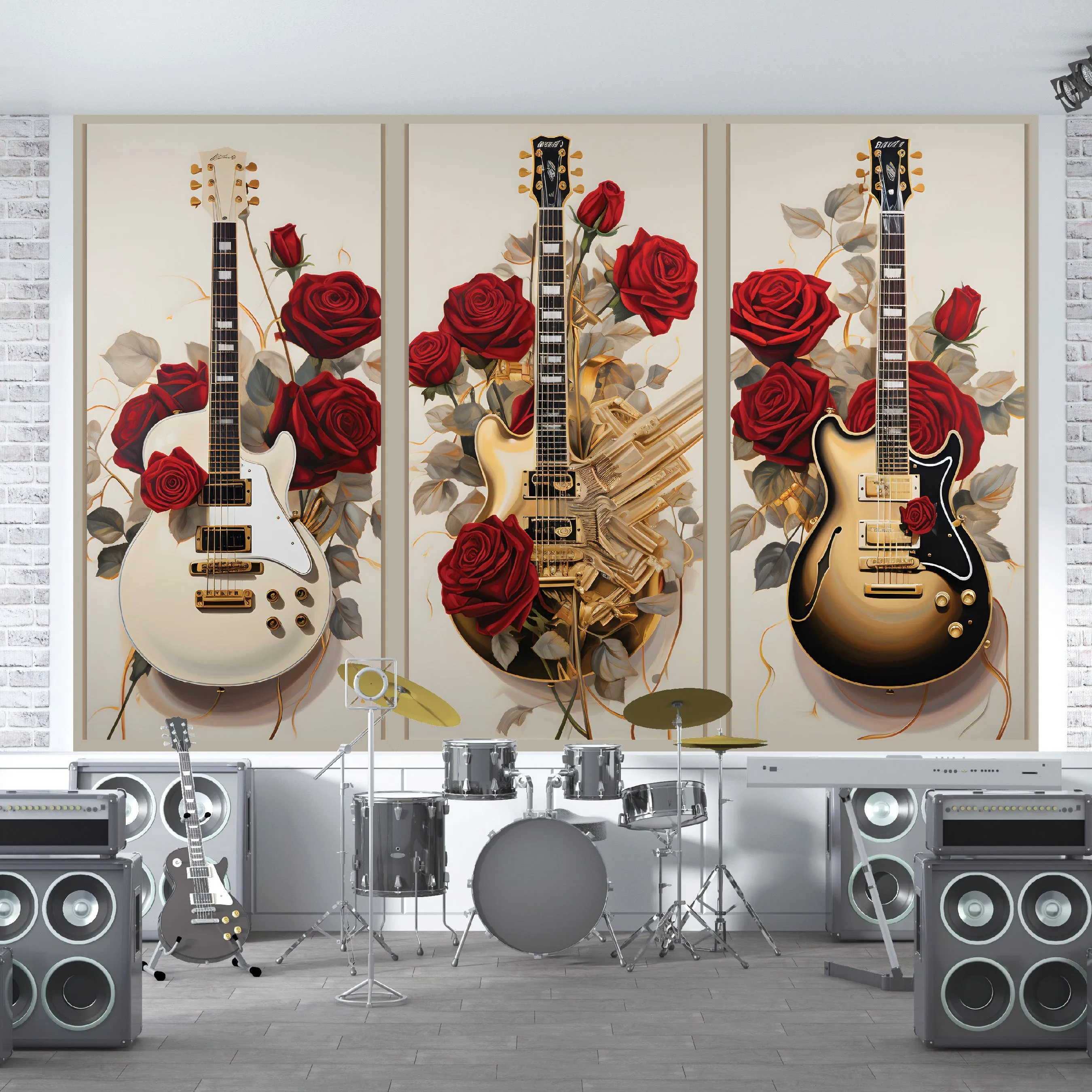 Deluxe Guitar Acrylic Wall Panels Home Decor Wall Panels 2440mmm x 1220mm