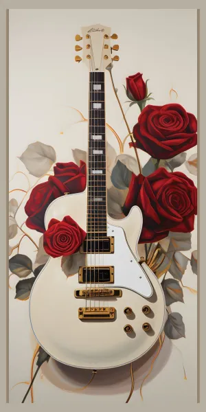 Deluxe Guitar Acrylic Wall Panels Home Decor Wall Panels 2440mmm x 1220mm