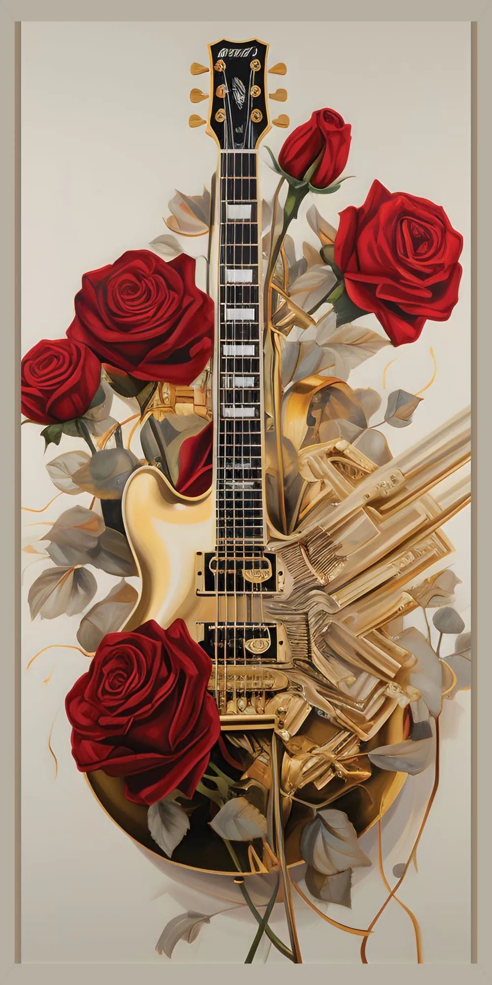 Deluxe Guitar Acrylic Wall Panels Home Decor Wall Panels 2440mmm x 1220mm