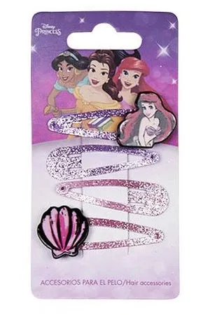 Disney Princess 3D Hair Clips - 4 Styles Available